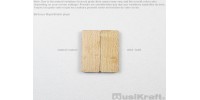Birdseye maple wood inserts (set)